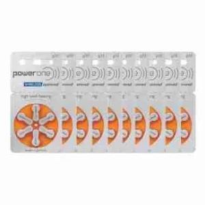Power One P13 Hearing Aid Battery – 10 Strips Total 60 Batteries